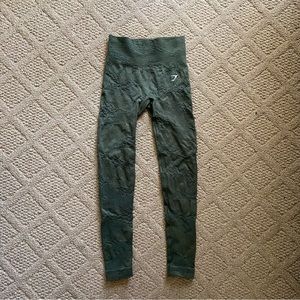 Gymshark Green Adapt Camo Seamless Leggings
